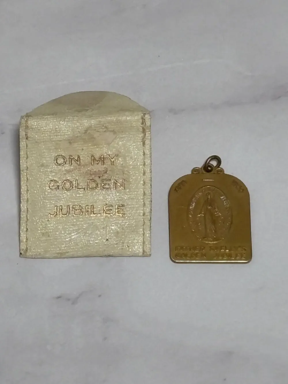 VTG Brass Central Association Of the Miraculous Medal 35th Anniversary Medal
